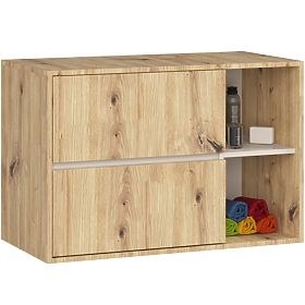KOPALNIŠKA OMARICA POD UMIVALNIK VAMI W90 2SZ 2P HRAST ARTISAN / KAŠMIR
