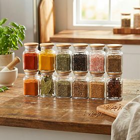 Kozarci za začimbe HIDALGO set 12 kosov