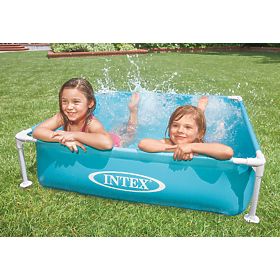 Kvadratni okvirni bazen za otroke 122x122x30 cm INTEX 57173, INTEX