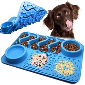 LICK MAT UPOROČEVALNIK HRANE MODRA