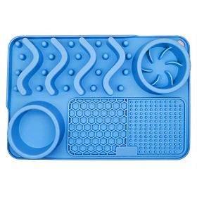 LICK MAT UPOROČEVALNIK HRANE MODRA