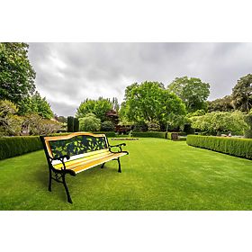 Litoželezna vrtna klop ROŽA