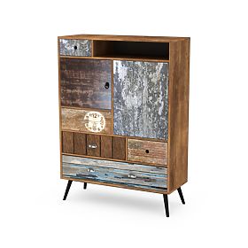 MEZO KM4 komoda večbarvna (2p=1ks), Halmar