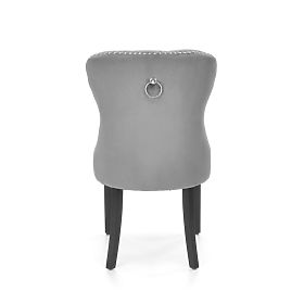 MIYA stol črna / prevleka: siva (1p=2ks)