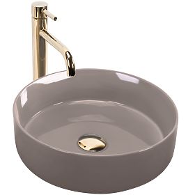 Namizni umivalnik Rea Sami Beige Shiny