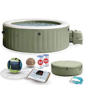 Napihljiv SPA bazen s hidromasažo za 6 oseb 216x71 cm premium dodatki INTEX 28428NP, INTEX