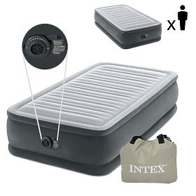 Napihljiva vzmetnica 191x99 cm s črpalko enojna INTEX DELUXE 64412ND, INTEX