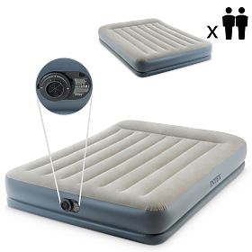 Napihljiva vzmetnica 203x152 cm z električno črpalko dvojna Intex 64118ND, INTEX