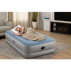 Napihljiva vzmetnica za eno osebo 191x99x36 cm z vgrajeno električno USB črpalko postelja INTEX 641, INTEX
