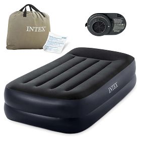 Napihljiva vzmetnica za eno osebo 191x99x42 cm z vgrajeno električno črpalko postelja INTEX 64122, INTEX