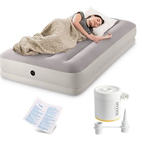 Napihljiva vzmetnica za spanje 191x99x30 cm enojna z USB črpalko INTEX 64177, INTEX