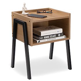 Nočna omarica SKIVE MODERN OAK