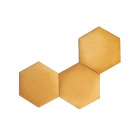 Oblazinjen panel Hexagon - gorčična