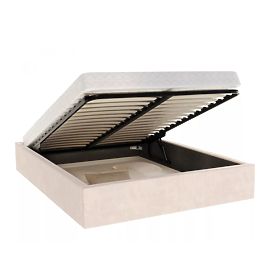 Oblazinjena postelja ORLANDO 120 x 200 cm - Krem