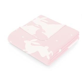 Odeja ZARIA barva pudrova roza tiskana 150x200