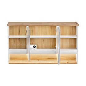 Omara z ogledalom 120 cm 3 vrata