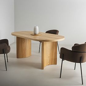 Ovalna jedilna miza Portofino, jesen