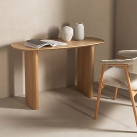 Pisalna miza/konsola Oriento 120 cm, naravni hrastov furnir