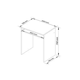 PISALNA MIZA STAR PK HRAST SONOMA