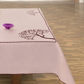 Pogrinjek OLD COLLECTIONS barva bež vezen rastlinski motiv 30x45 decor tephani