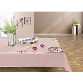 Pogrinjek OLD COLLECTIONS barva bež vezen rastlinski motiv 30x45 decor tephani