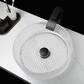 Pohištveni umivalnik Rea Cristal Transparent 35, Rea