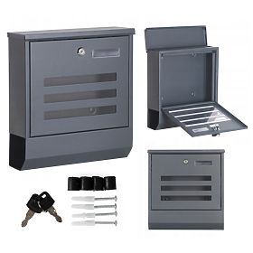 Poštni nabiralnik za pisma in časopise iz nerjavečega jekla