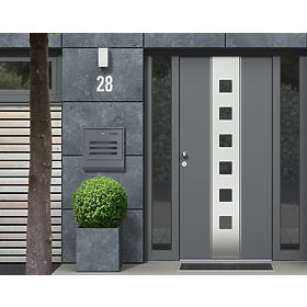 Poštni nabiralnik za pisma in časopise iz nerjavečega jekla