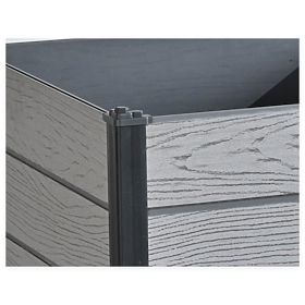 Praktičen vrtni cvetlični lonec Kvadratni ovitek za rože 73x73x70,5 cm