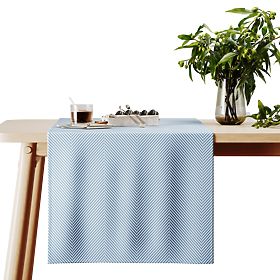 Prenaša CLEAR barva mornarsko modra tiskani motiv boho 40x140 ameliahome