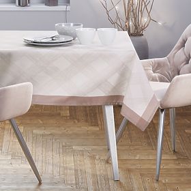 Prenašalka MILLUZA kremna metalizirana klasičen motiv 140x300 ameliahome