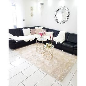 Preproga LOVE SHAGGY model 93600 kremna, F.H.Kabis