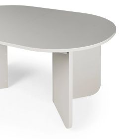 Raztegljiva miza Mou 140-200 cm, kašmir, ovalna plošča