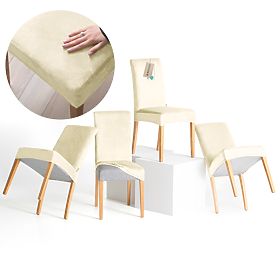 RESTILO prevleka za kavč SENTO barva krem gladek klasičen stil