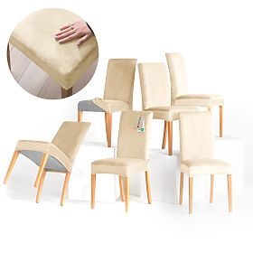 RESTILO prevleka za kavč SENTO barva svetlo bež gladek klasičen stil