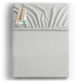 Rjuha AMBER barva bela klasični stil material jersey 80-90x200 DecoKing