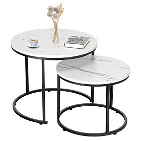 Set dveh loft mizic Galen Small Beli Marmor