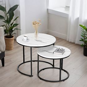 Set dveh loft mizic Galen Small Beli Marmor