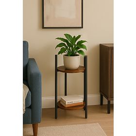 Stoječe stojalo za rože dekoracija 2 nivoja loft ModernHome