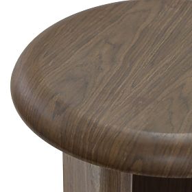 Stranska miza Keo 50 cm, temni oreh