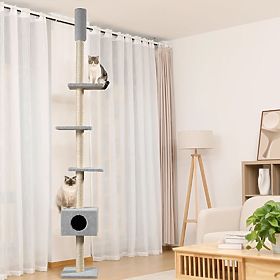 STROPNA PRASKALNICA ZA MAČKE SIVA P70374, Tutumi