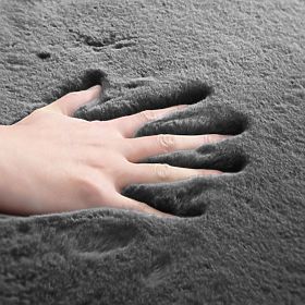 Svilena preproga Rabbit - Temno siva, Tutumi