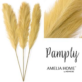 Umetna roža PAMPLY barva gorčična ameliahome