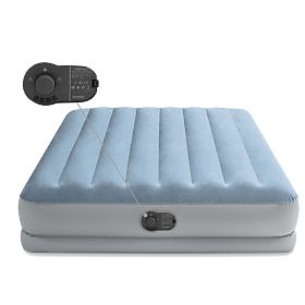 Velika napihljiva vzmetnica za dve osebi 203x152x36 cm z vgrajeno električno črpalko postelja INTEX , INTEX