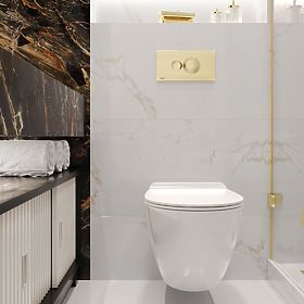 Viseča WC školjka Rea Carter N2 Rimless