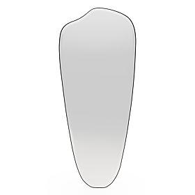 Viseče ogledalo v črnem okvirju Frivatti, 60x140 cm, nepravilna oblika, lectus