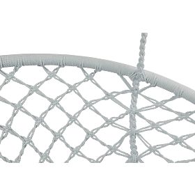 Viseči stol Bocianovo gnezdo LAGOS sivo s blazinami