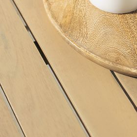 Vrtna miza Fioli okrogla 100 cm, akacijev les FSC, bela, lectus