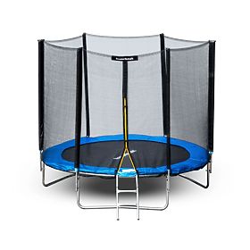 Vrtna trampolina s zunanjo mrežo premera 10 ft 304-312 cm + lestev