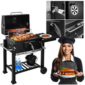 Vrtni ogleni žar s pokrovom MEJOR